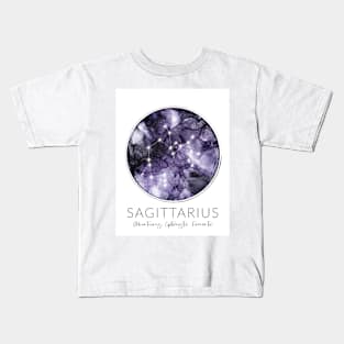 Sagittarius Zodiac Moon Constellation Kids T-Shirt
